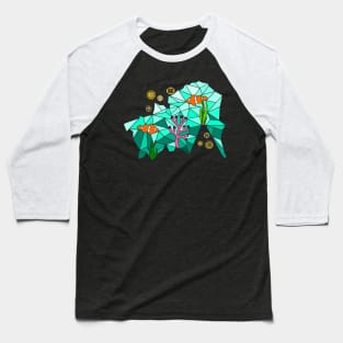 Geometric clown fish Baseball T-Shirt